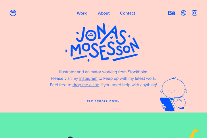 Jonas Mosesson website preview